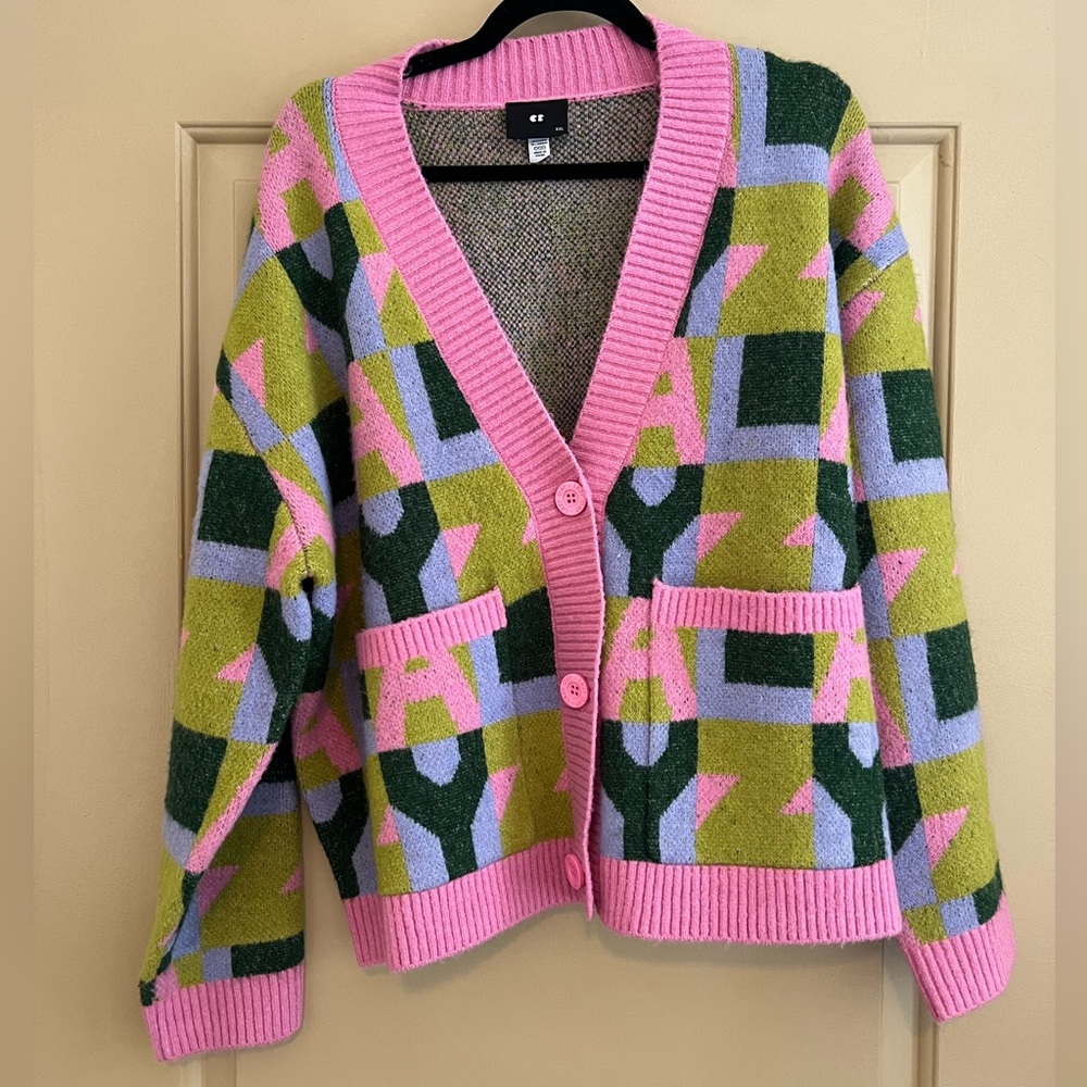 Lazy Oaf Lazy Check Cardigan